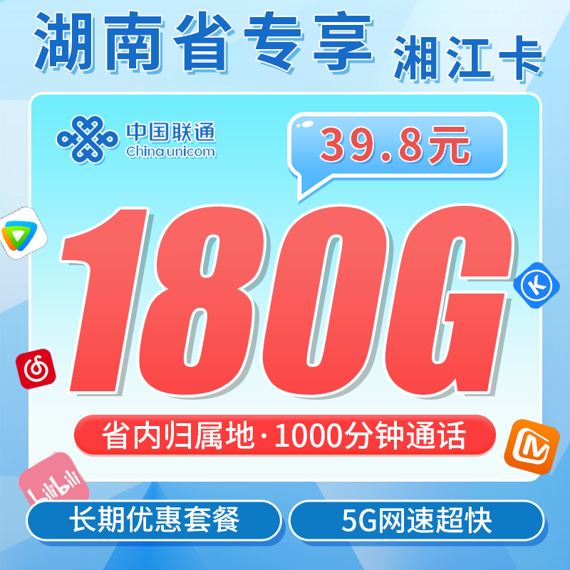 湖南联通湘江卡